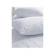 pillow cover with zip 60/80 white 100% sintetic fibre polyester