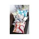 pillow case Alphabet blue 40/40 blue