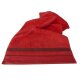 terry towel - ultrasoft - microcotton red