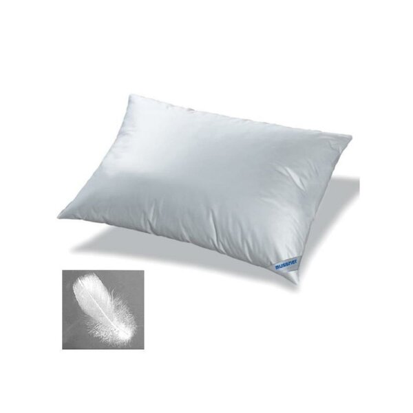 Pillow Down-Feather 60/80 water blue 85/15 feather & down