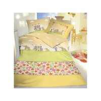 duvet cover little elefants yellow 135/200 + 60/80